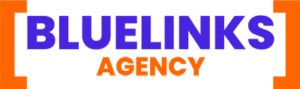 Bluelinks Agency Logo used in Header and footer