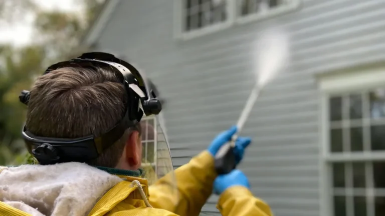 pressure washing