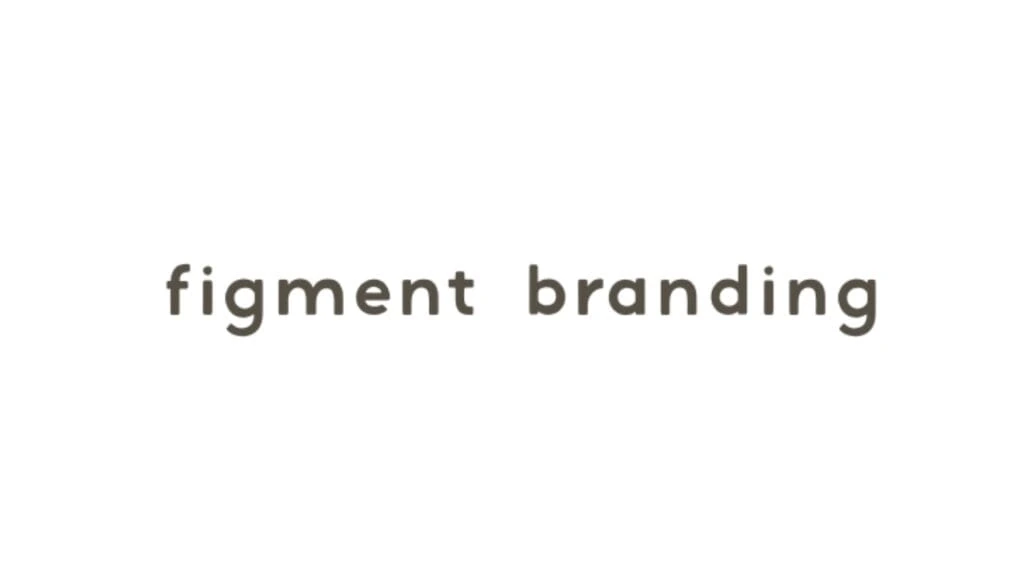 Figment Branding logo in soft gray rounded text, portraying a boutique design studio that offers minimalist and thoughtful branding solutions.