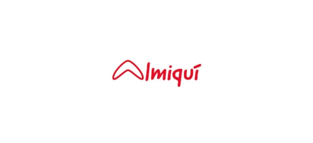 Red handwritten-style logo for Almiqui Studios, reflecting a creative and personal branding identity for the Hamilton-based digital agency.