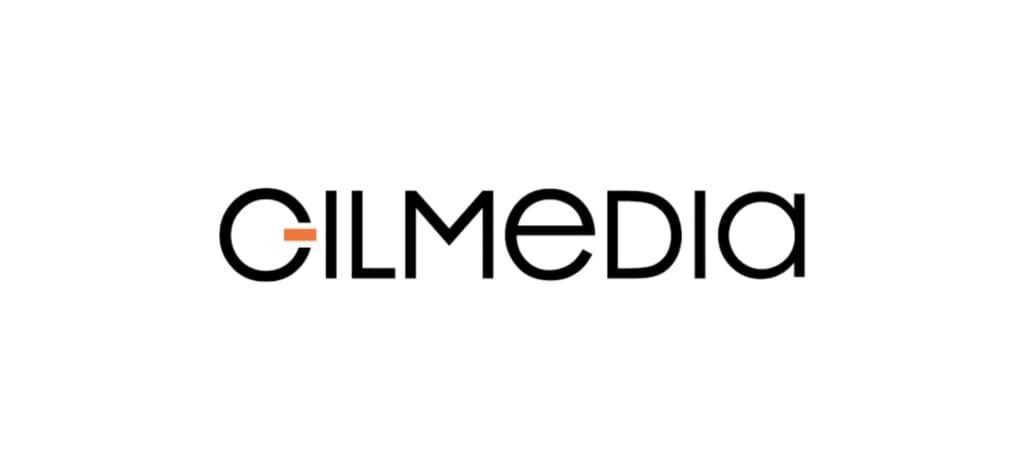 "Gilmedia logo in sleek black typography with a subtle orange dash, representing a professional digital marketing and web development agency in Canada."