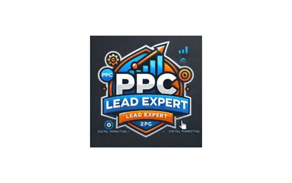 PPC Lead Expert logo with vibrant orange and blue badge-style design featuring charts, gears, and bold text “PPC Lead Expert” — representing a Winnipeg PPC agency offering multi-platform advertising and lead generation services.