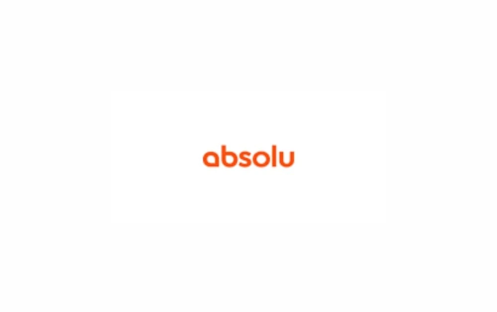 "Logo of Absolu, a Québec City-based branding and communications agency offering design, media, and creative strategy services."