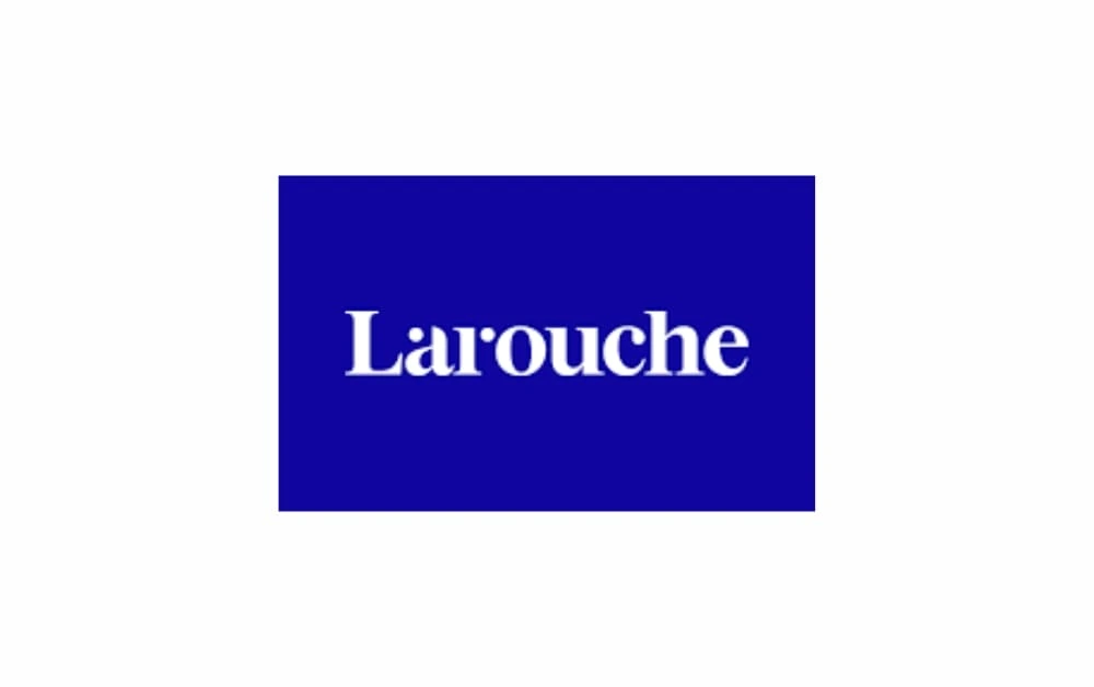 "Logo of Larouche, a full-service creative and branding agency based in Québec City, known for integrated marketing solutions and brand development."