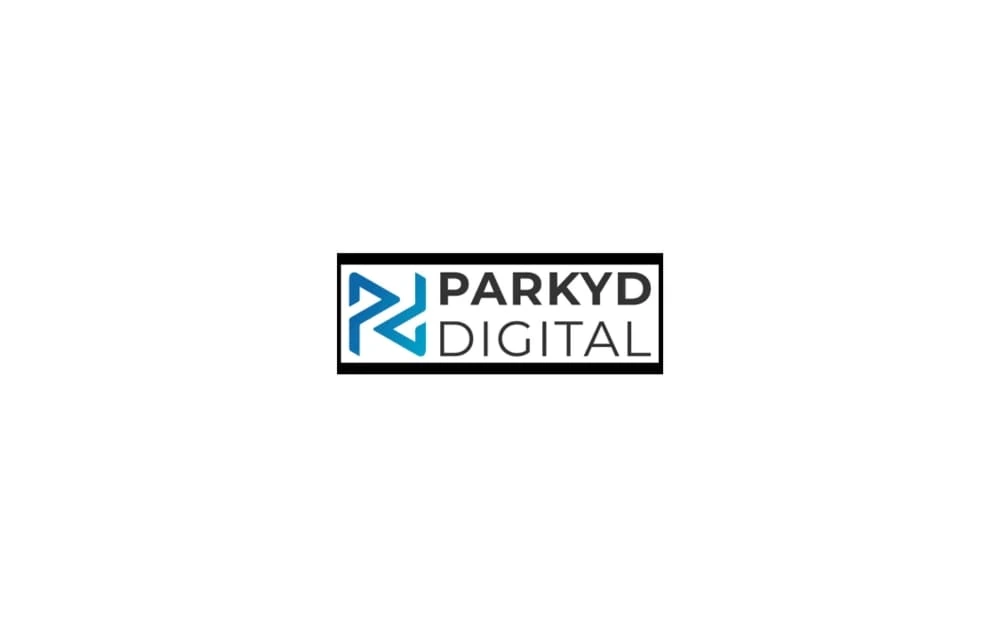 PARKYD Digital logo with stylized blue initials inside a rectangular frame, representing a professional digital marketing and automation agency.