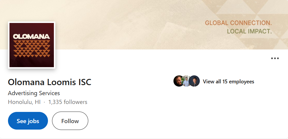 Olomana Loomis ISC