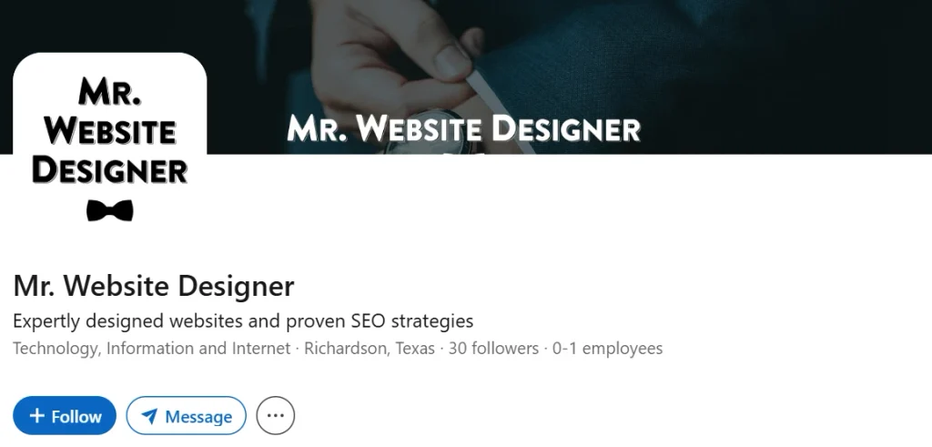 Mr. Website Designer