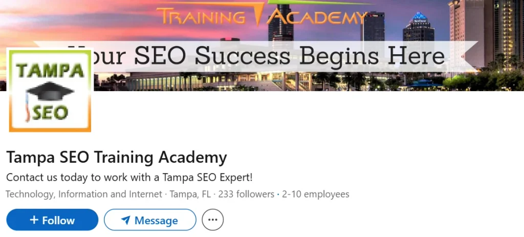 Tampa SEO Training Academy