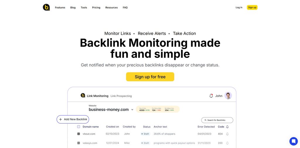 Backlink Monitor