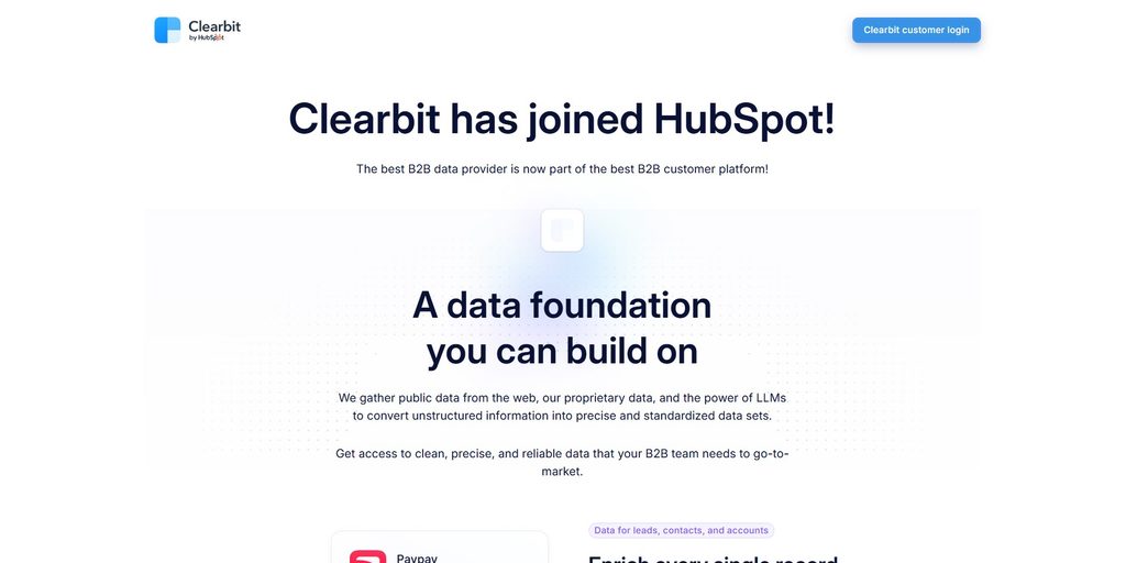 Clearbit Connect
