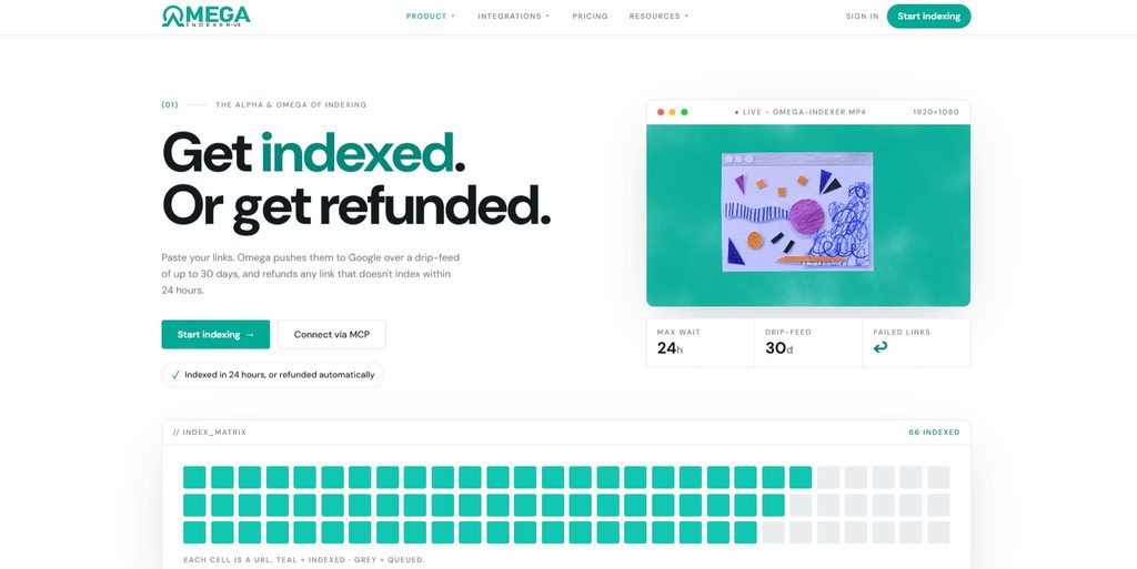 Omega Indexer