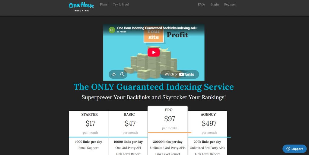 OneHourIndexing