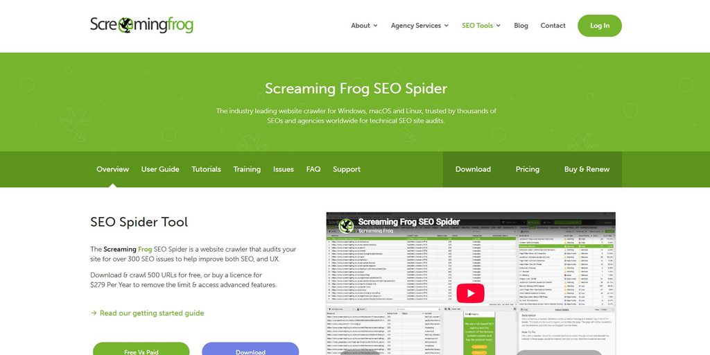 Screaming Frog SEO Spider